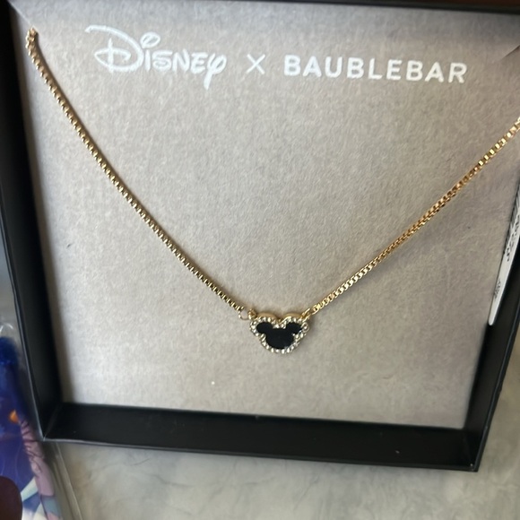 Disney +Baublebar Bundle  authentic Disney Backpack & bag Necklace  Wallet  Pez - Picture 3 of 17